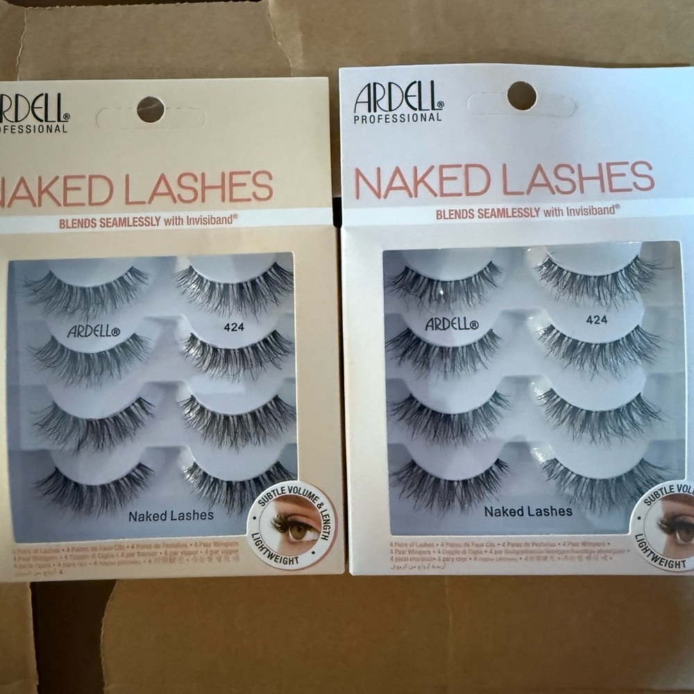 2x Ardell Naked Lash, Multipack - 424 4ct each box